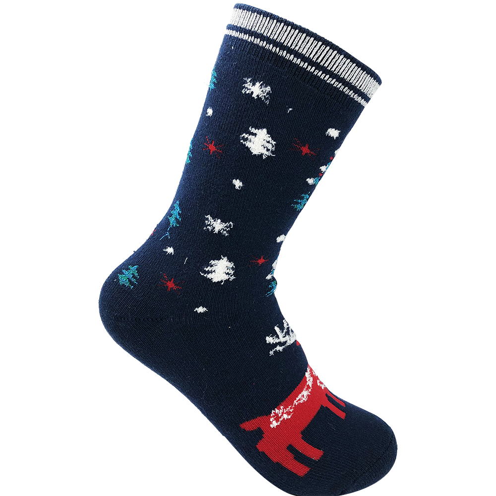 圣誕主題女襪純棉提花襪NF18098