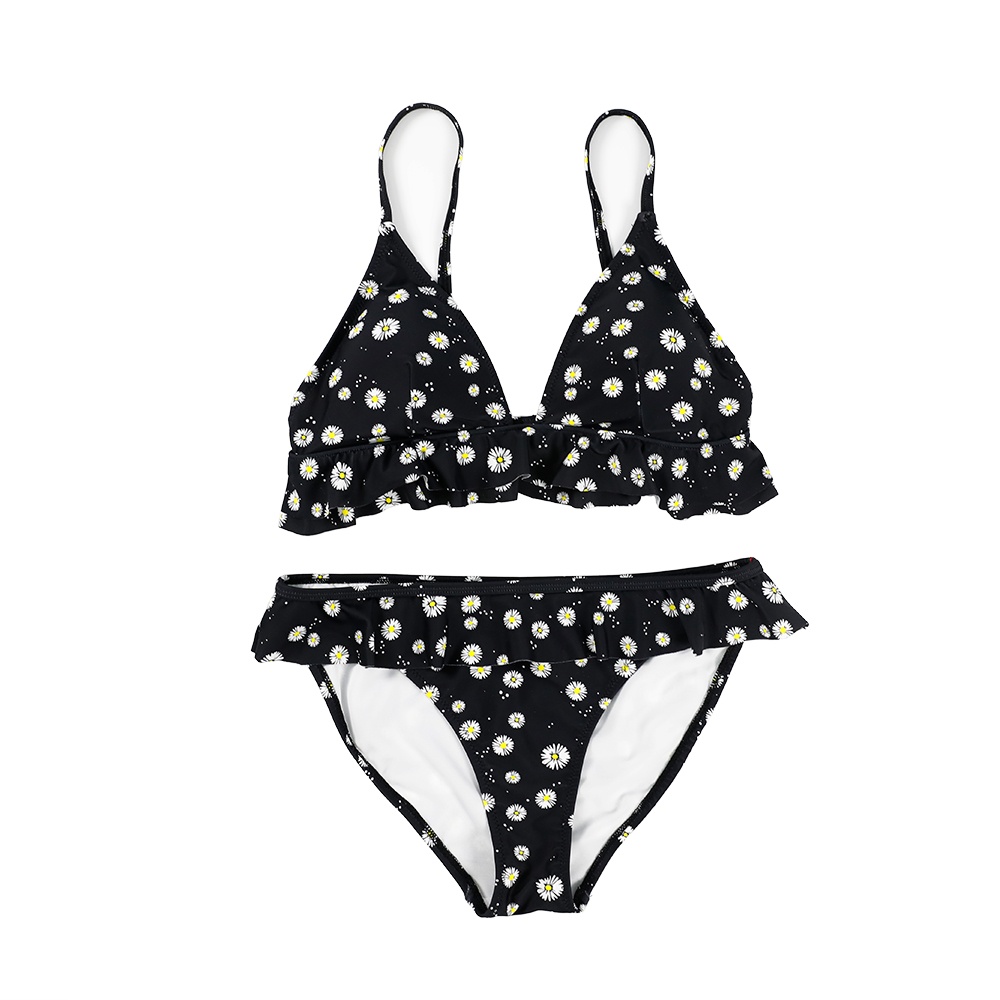 女士荷葉邊比基尼