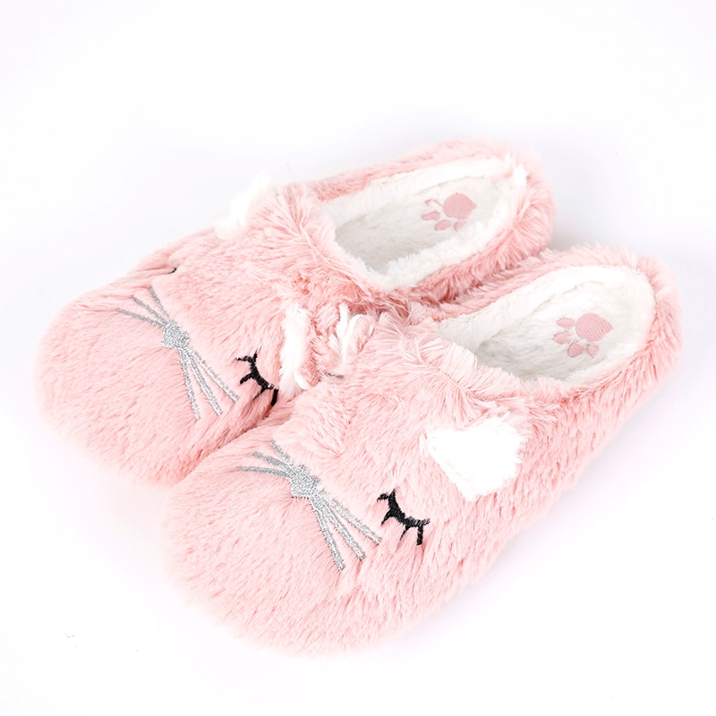 女士卡通棉拖鞋