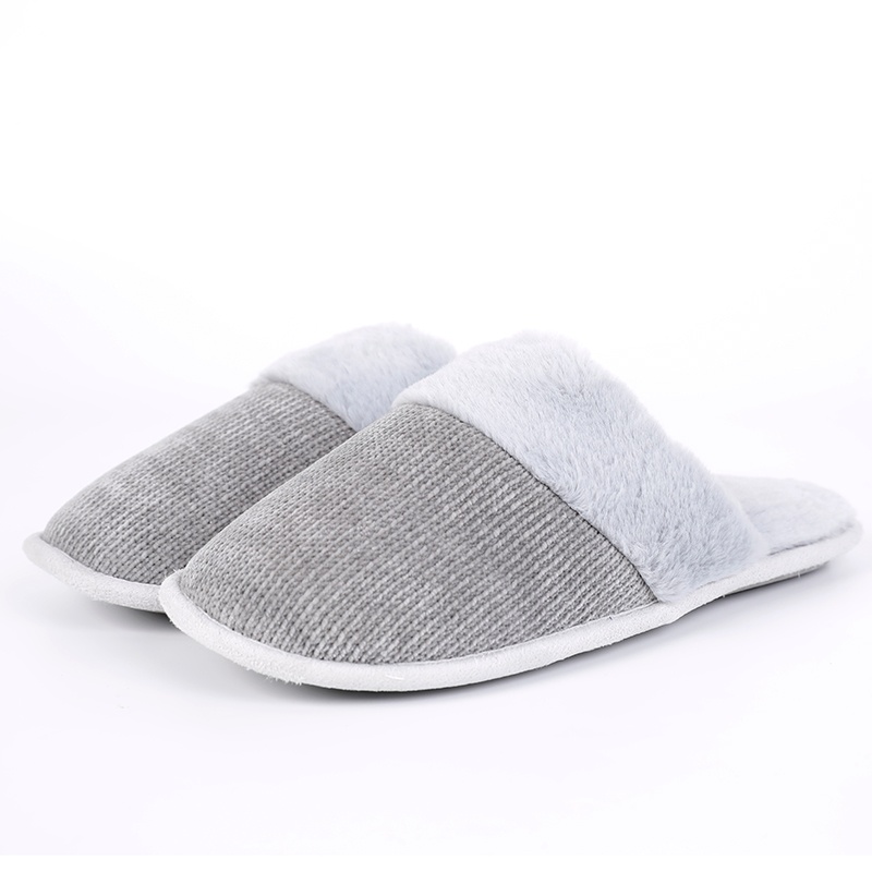 女士雪尼爾半幫拖鞋