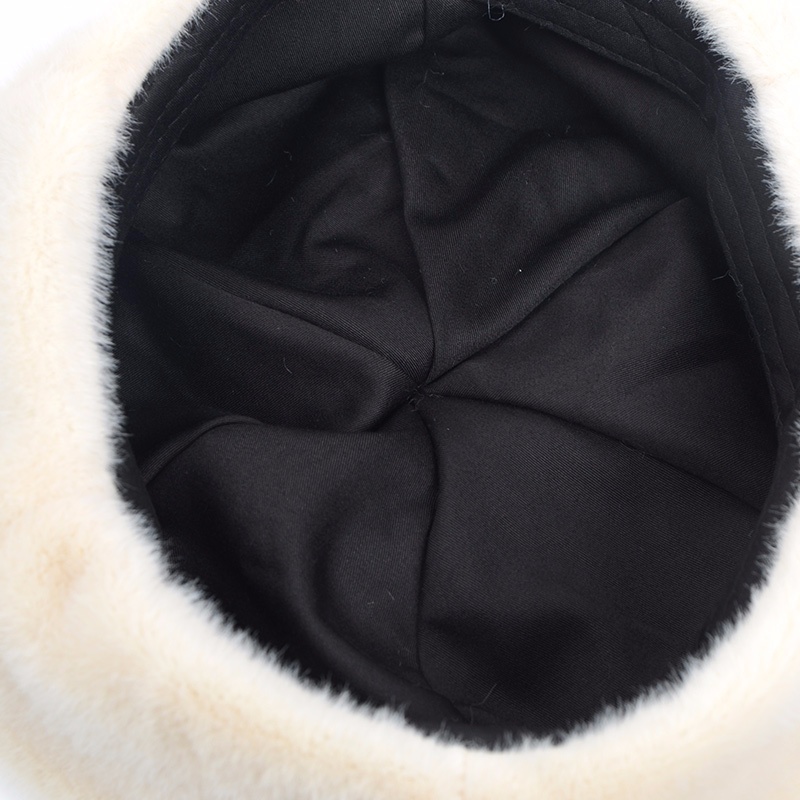 時尚保暖日常男女仿水貂毛帽子